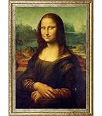 古いモナリザの額　絵画　ポスター　アート　古道具　レオナルド・ダ・ヴィンチ 古いモナリザの額絵画ポスターアート古道具レオナルド・ダ・ヴィンチ